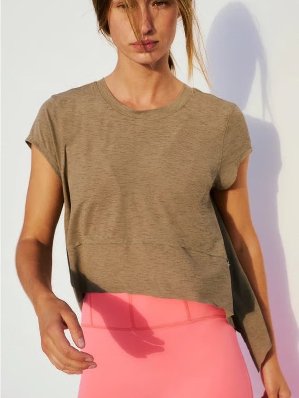 Free People Movement Tempo UV shirt ochre color LIKE NeW